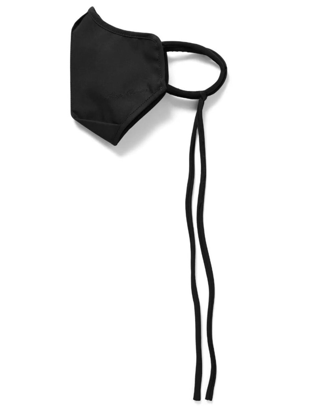 Rick Owens Black Cotton Mask